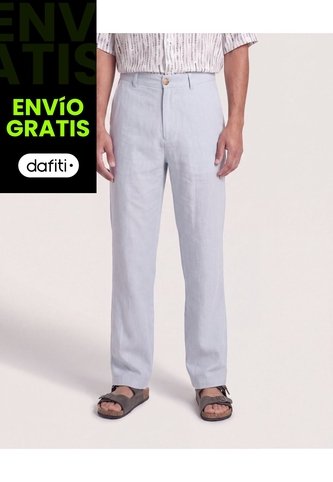 Pantalón De Moda Con Pinzas  Para Hombre Gris Ostu Ostu