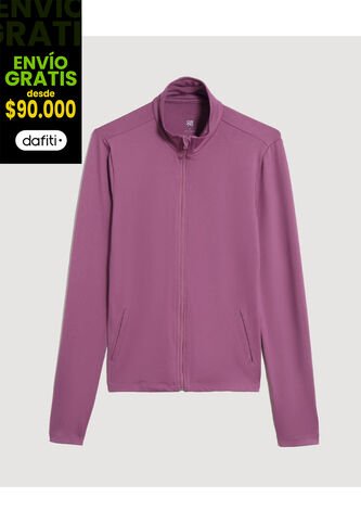 Buzo  Para Mujer Cuello Alto O Cuello Tortuga Color Morado Marca Ostu #40060511 Ostu