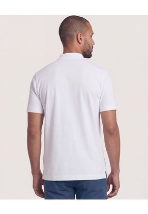 Polo Para Hombre Cuello Mao Sin Bolsillo Color Blanco Marca Ostu #60110909