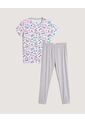 Pijama  Infantil Niño M/C P/L Color Blanco Marca Ostu #80040110 de Ostu