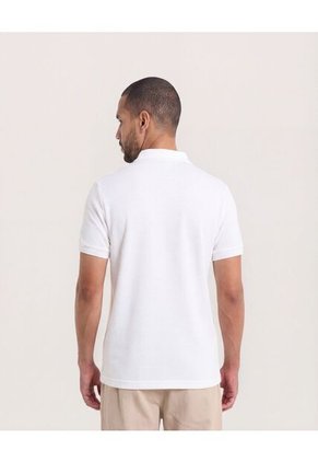 Polo  Para Hombre Cuello Tejido Sin Bolsillo Color Crema Marca Ostu #60110914