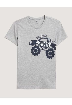 Pijama  Infantil Niño M/C P/C Color Gris Marca Ostu #80040106