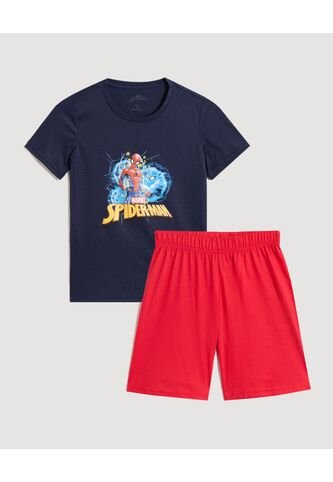 Pijama  Infantil Niño M/C P/C Color Rojo Marca Ostu #80040113 Ostu