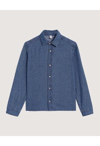 Camisa  Infantil Niño Manga Larga Color Azul Marca Ostu #80010063 Ostu