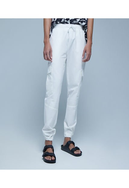 Pantalon Para Hombre Jogger Color Blanco Marca Ostu #60070354