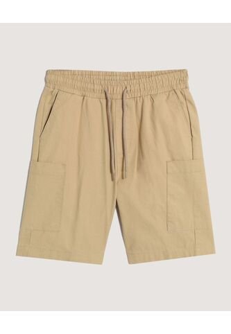 Bermuda  Infantil Niño Cargo Color Café Marca Ostu #80100066 Ostu