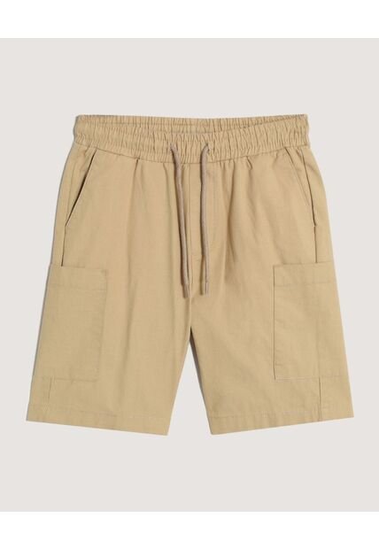 Bermuda  Infantil Niño Cargo Color Café Marca Ostu #80100066