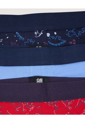 Boxer X3 Infantil Niño Filete Medio Color Negro Marca Ostu #80000105