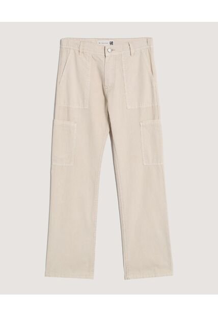 Jean  Infantil Niño Regular Color Beige Marca Ostu #80160094