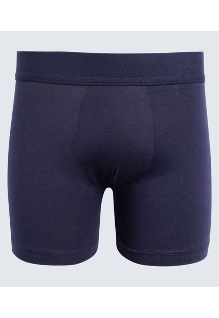Boxer Para Niño Filete Medio Color Azul  Marca Ostu #80000079