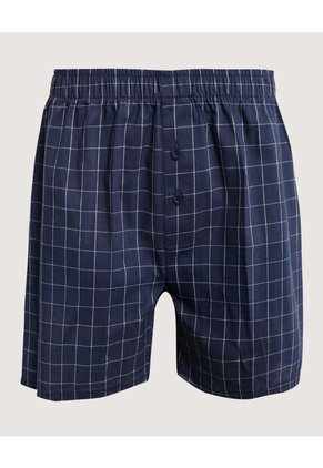 Boxer Para Hombre Bragueta Amplio Color Azul Marca Ostu #60000522