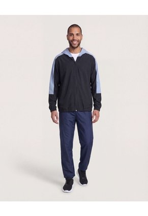 Chaqueta Para Hombre Deportiva Color Negro Marca Ostu #60080175