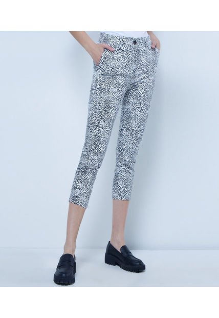 Pantalon Para Mujer Capri Color Negro Marca Ostu #40070561
