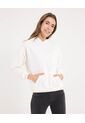 Buzo Para Mujer Hoodie Color Marfil Marca Ostu #40060501 de Ostu