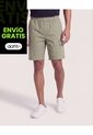 Bermuda Cargo Con Bolsillos Laterales  Para Hombre Verde Ostu de Ostu