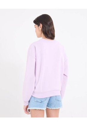 Buzo  Para Mujer Cuello Redondo Color Lila Marca Ostu #40060520