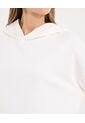 Buzo Para Mujer Hoodie Color Marfil Marca Ostu #40060501 de Ostu
