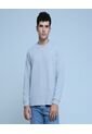 Buzo Para Hombre Cuello Redondo Color Gris  Marca Ostu #60060371 de Ostu