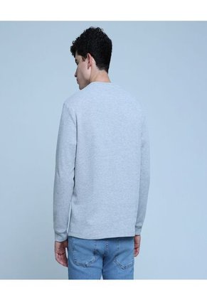 Buzo Para Hombre Cuello Redondo Color Gris  Marca Ostu #60060371