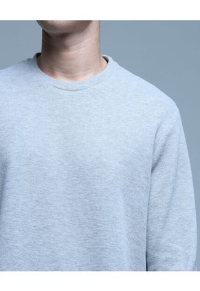 Buzo Para Hombre Cuello Redondo Color Gris  Marca Ostu #60060371