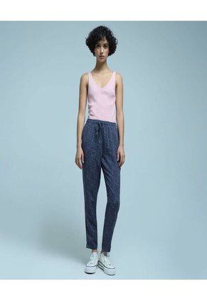 Pantalon Para Mujer Jogger Color Azul  Marca Ostu #40070578