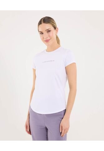 Camiseta Para Mujer Manga Corta Cuello Redondo Color Blanco Marca Ostu #40092519 Ostu