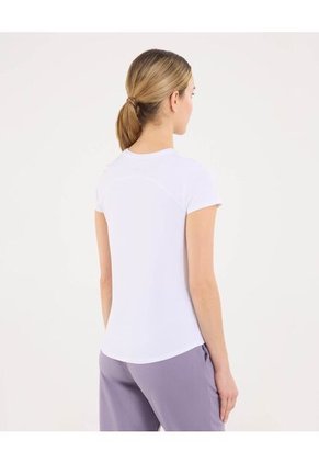 Camiseta Para Mujer Manga Corta Cuello Redondo Color Blanco Marca Ostu #40092519