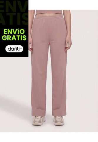 Pantalón Wide Leg  Para Mujer Café Ostu Ostu