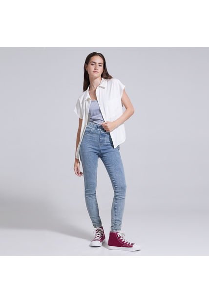 Leggins Para Mujer Jeggins Color Azul  Marca Ostu #40230404