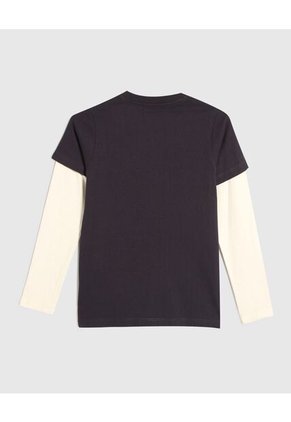 Camiseta Para Niño Manga Larga Color Azul  Marca Ostu #80090235