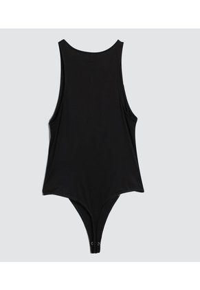 Body Para Mujer Ostu Color Negro Material Poliéster 90% Elastano 10%