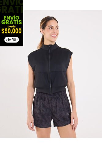 Chaleco Para Mujer Punto Color Negro Marca Ostu #40250023 Ostu