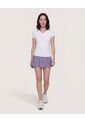 Camiseta  Para Mujer Manga Corta Cuello V Color Blanco Marca Ostu #40092804 de Ostu