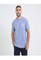 Camiseta Para Hombre Manga Corta Color Azul Marca Ostu #60091576 de Ostu