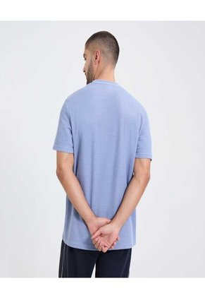 Camiseta Para Hombre Manga Corta Color Azul Marca Ostu #60091576