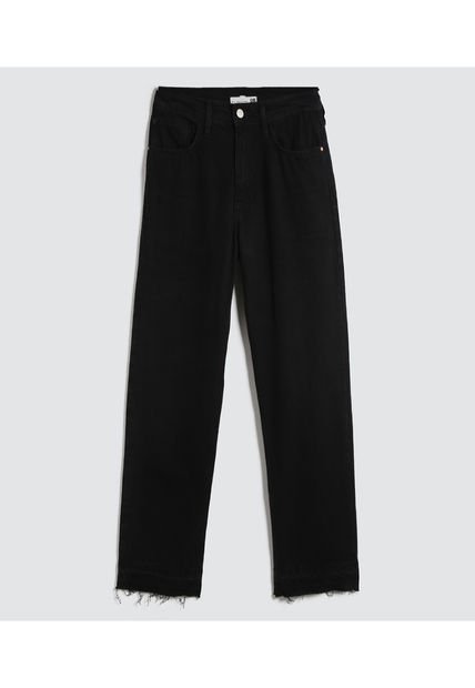 Jean Para Mujer Straight Color Negro Marca Ostu #40160452