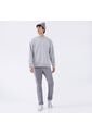 Buzo Para Hombre Hoodie Color Gris  Marca Ostu #60060289 de Ostu