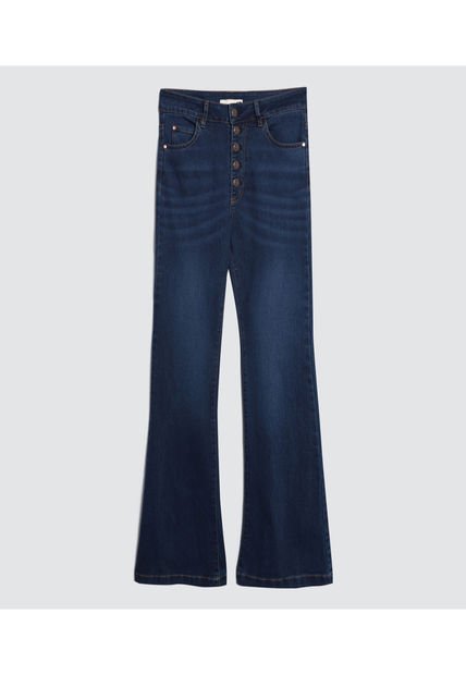 Jean Para Mujer Flare Color Azul  Marca Ostu #40160440