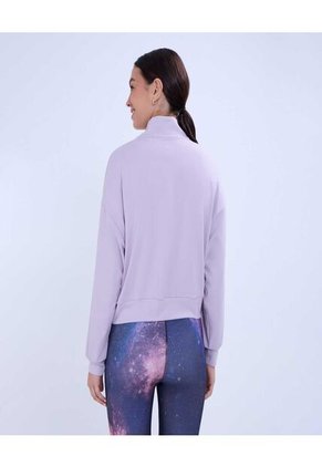 Buzo Para Mujer Cuello Alto O Cuello Tortuga Color Morado Marca Ostu #40060386