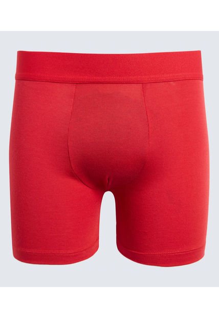 Boxer Para Niño Filete Medio Color Rojo Marca Ostu #80000080