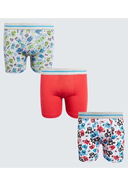 Boxer Para Niño Filete Medio Color Pack X Marca Ostu #80000082