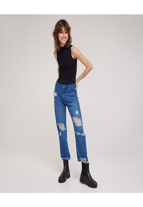 Camiseta Para Mujer Manga Sisa Color Negro Marca Ostu #40091510