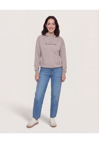 Buzo  Para Mujer Hoodie Color Beige Marca Ostu #40068219 Ostu