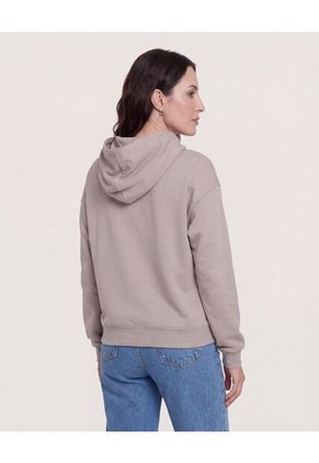 Buzo  Para Mujer Hoodie Color Beige Marca Ostu #40068219
