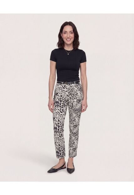 Camiseta  Para Mujer Manga Corta Cuello Redondo Color Negro Marca Ostu #40097993