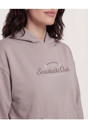 Buzo  Para Mujer Hoodie Color Beige Marca Ostu #40068219