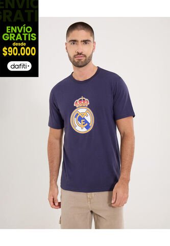 Camiseta Para Hombre Manga Corta Cuello Redondo Color Azul Marca Ostu #60091823 Ostu