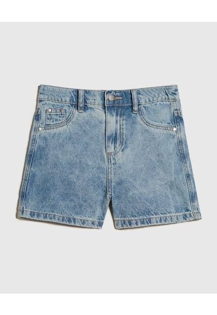 Short Para Niña  Color Azul Medio Marca Ostu #90190047