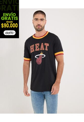 Camiseta Para Hombre Manga Corta Cuello Redondo Color Negro Marca Ostu #60091830 Ostu