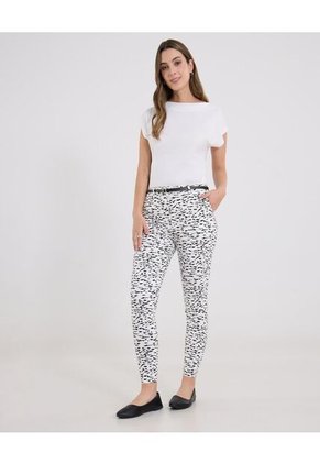Pantalón  Para Mujer Chino Color Hueso Marca Ostu #40070872